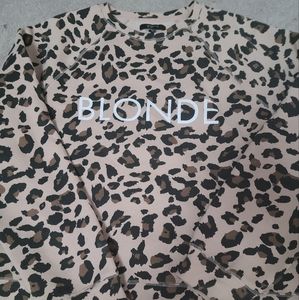 Brunette the Label Leopard Print Sweatshirt